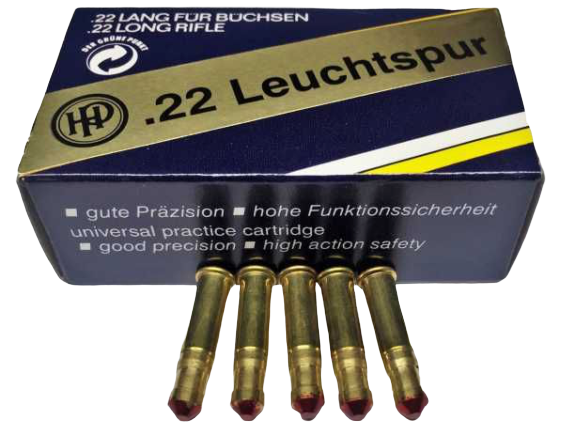 Bild .22lr - Hirtenberger Leuchtspur - Tracer | Waffen Falch