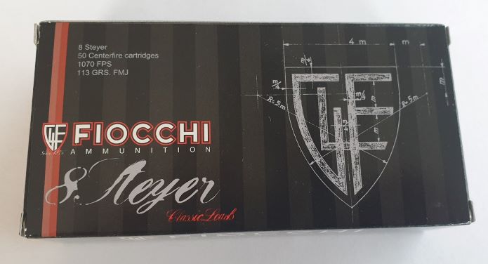 Bild Fiocchi 8mm Steyr FMJ 113grs. 7,32g | Waffen Falch