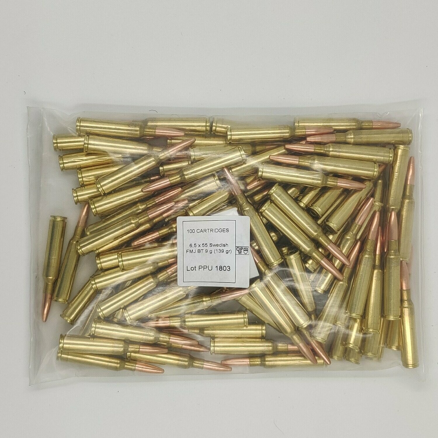 Bild PPU 6,5x55 Swedish (Schweden) - 139grs. FMJ-BT (Bulk Pack) | Waffen Falch